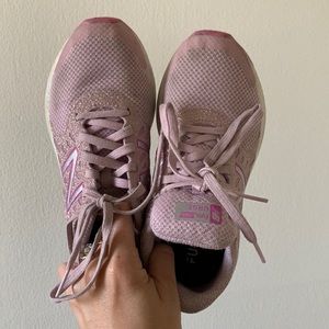 New balance pink with glitter